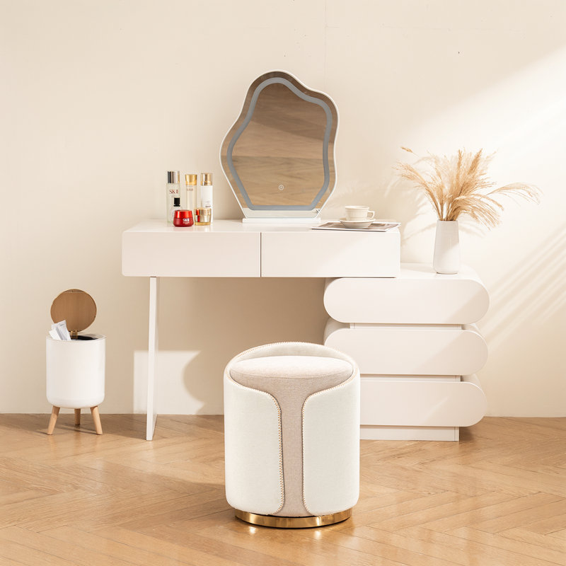 Vanity ottoman discount